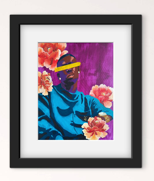 "Masked Yet Blooming" Print